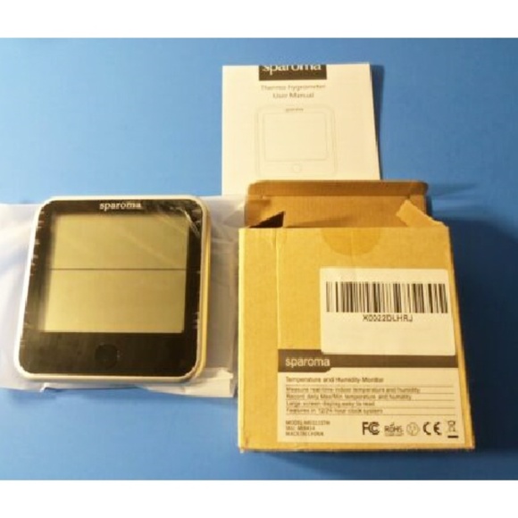 New Sparoma  Monitor Hygrometer Thermometer - Picture 1 of 3